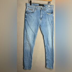Zara Man Blue Denim Skinny Jeans Size 31